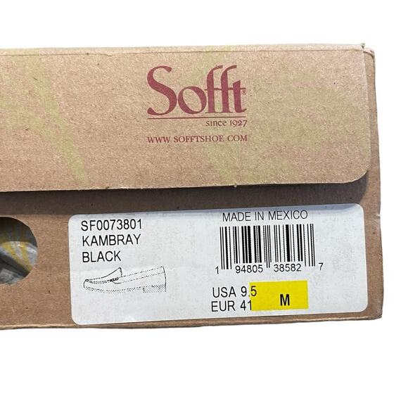 Sofft Women's Kambray Leather Comfort Arch Support Loafer Black Size 9.5 NEW - Picture 5 of 10